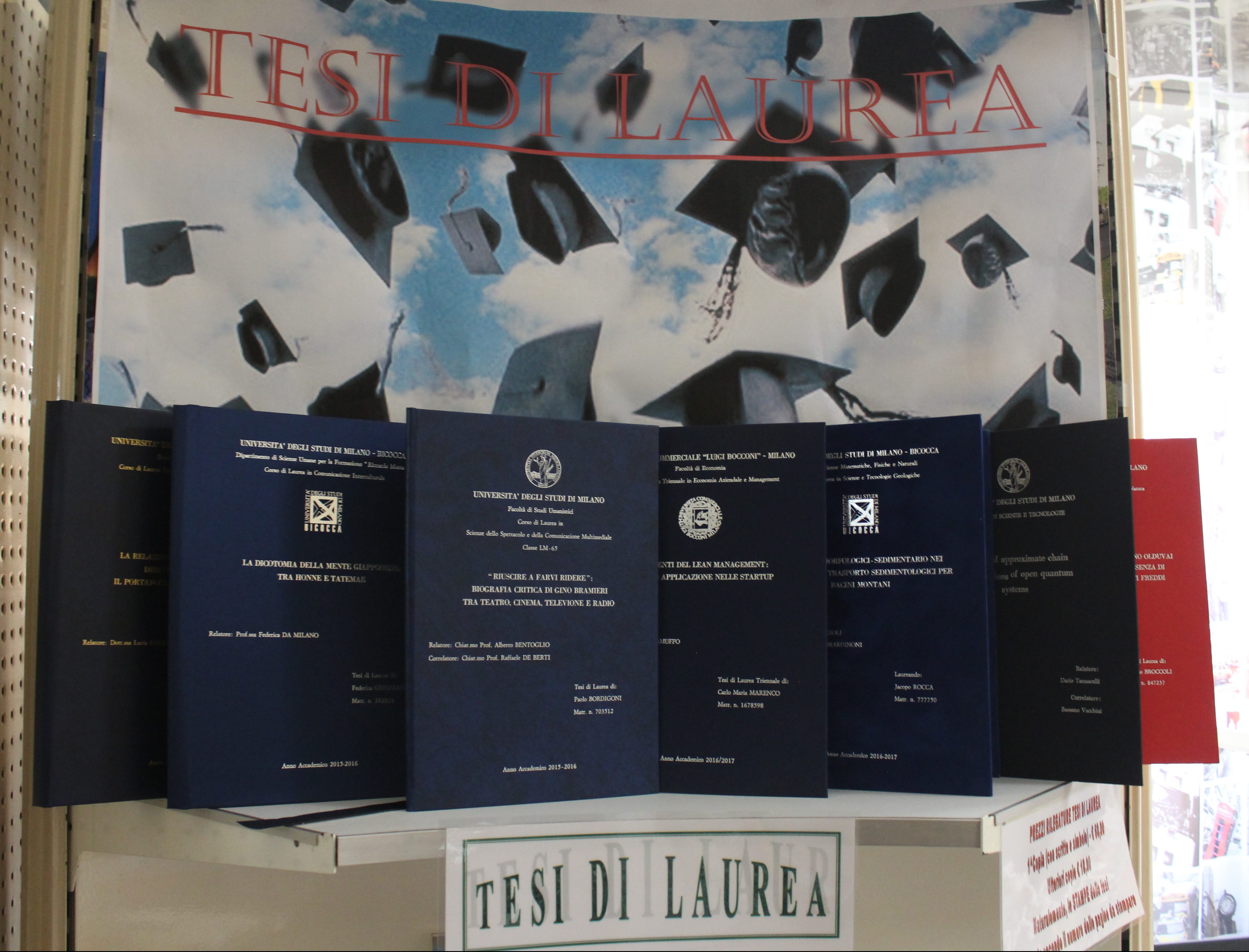 Tesi Laurea La Tecnica Bareggio